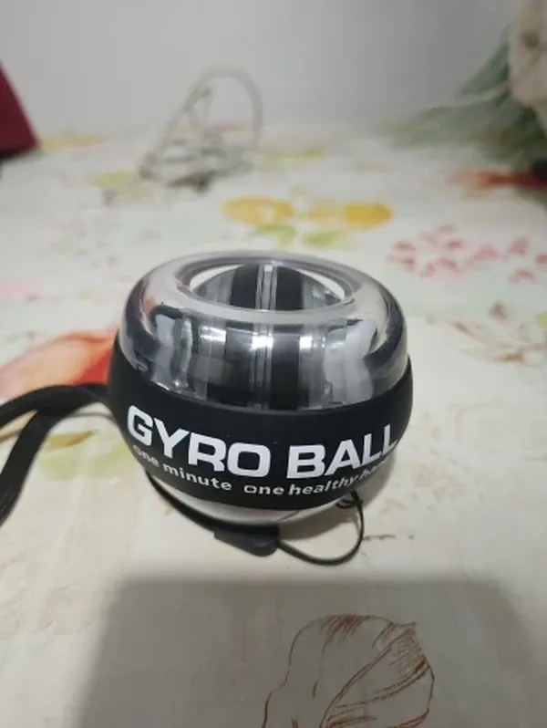 Auto-Start Led Power Gyro Force Wrist Hand Ball Arm Exerciser Relieve Pressure photo review