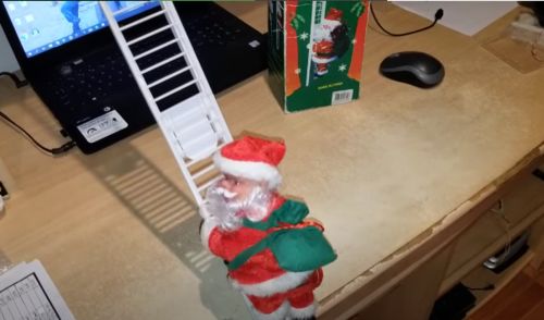 Automatic Santa Climbing Ladder With Music photo review