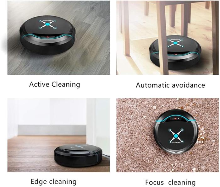 Automatic USB Smart Robot Vacuum Cleaner for Hard Floors