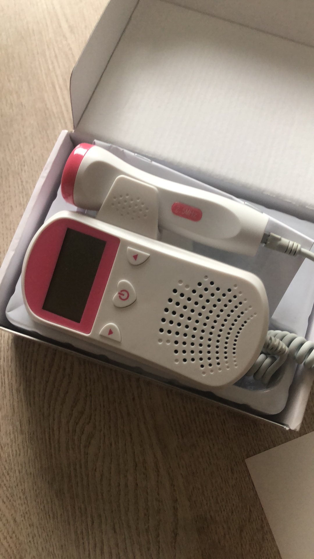 Baby Fetal Doppler - Heartbeat Rate Monitor with LCD Display And Speaker photo review
