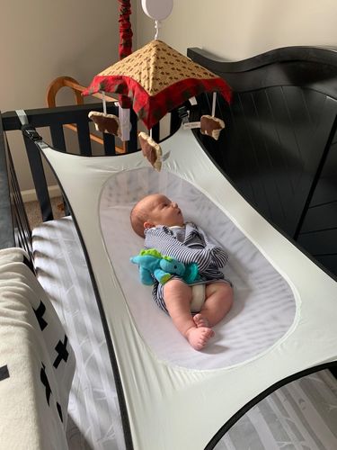 Baby Hammock - Portable Detachable Crib For Children's Home Comfort photo review