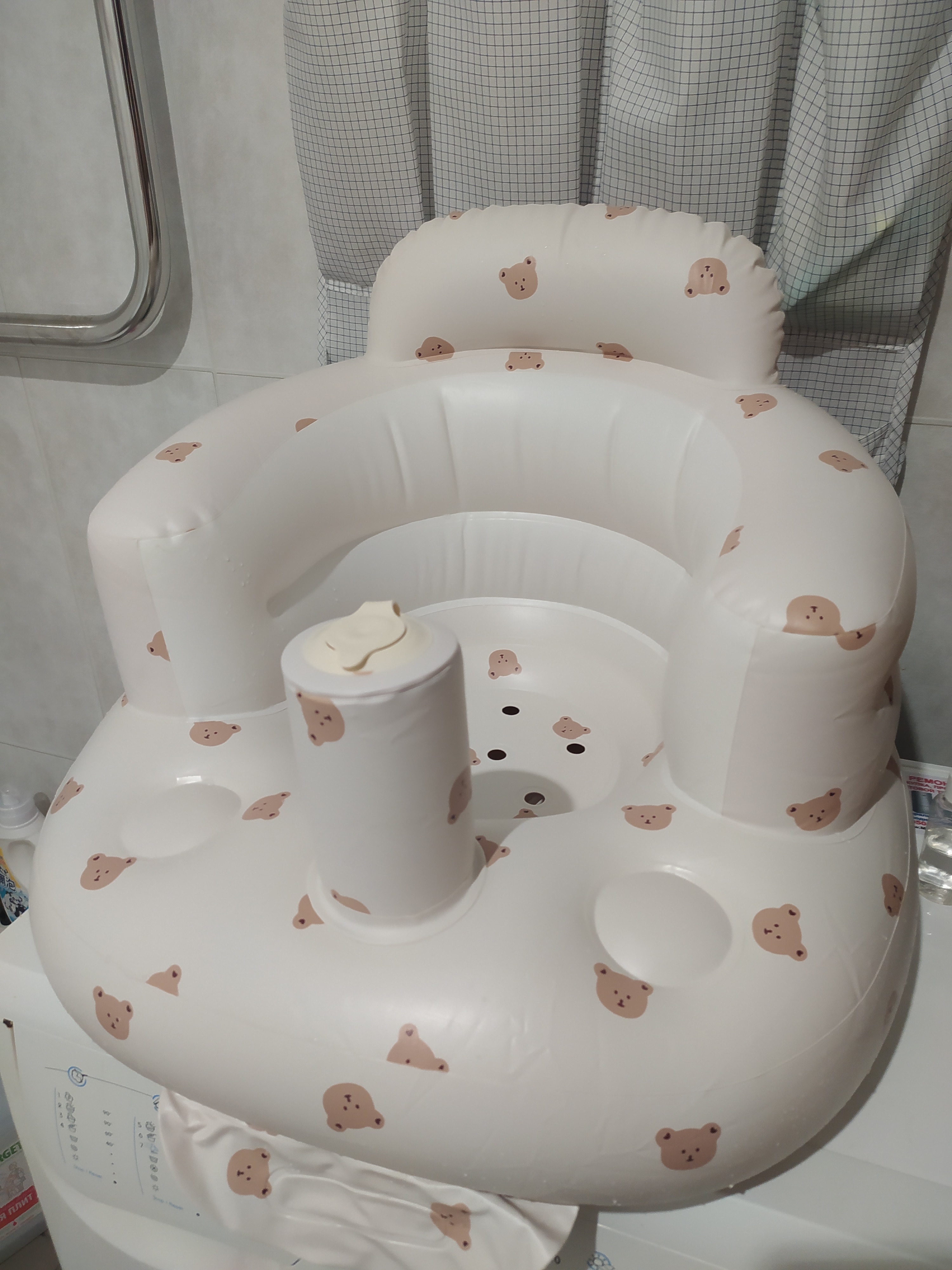 Portable Inflatable Baby Dining Chair For Bathing And Swimming photo review