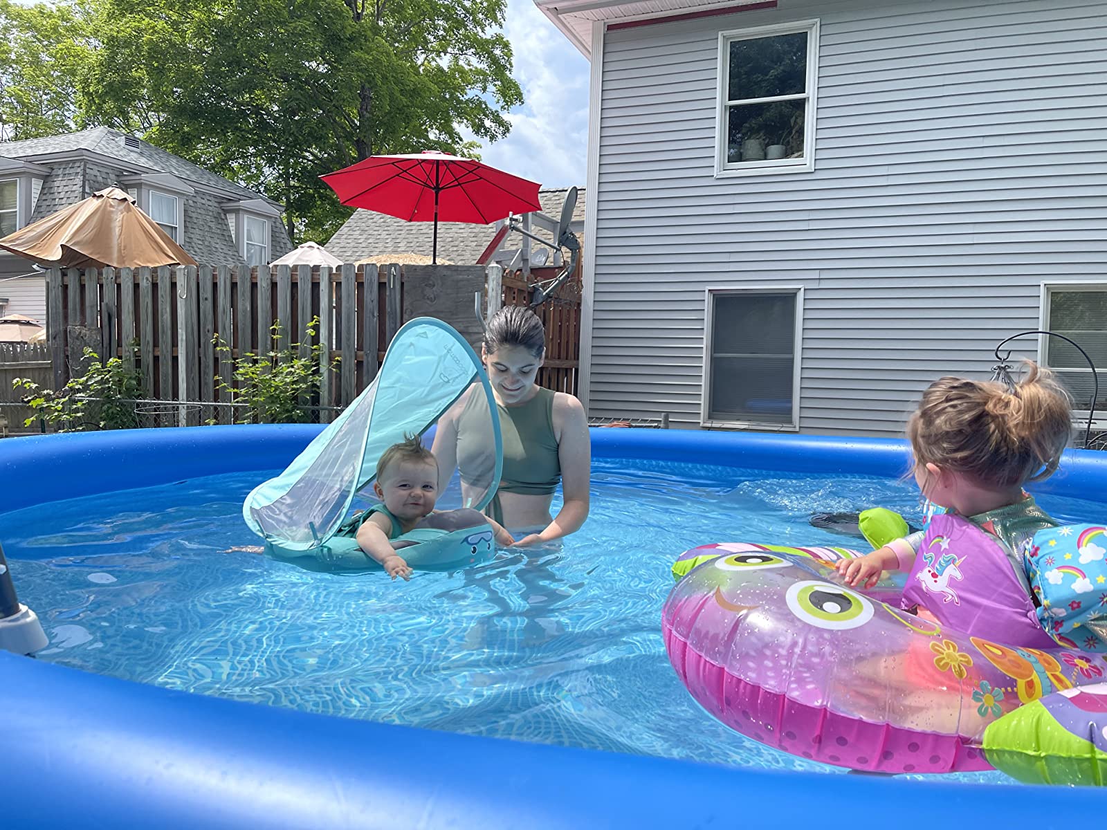 Baby Swim Float With Canopy photo review