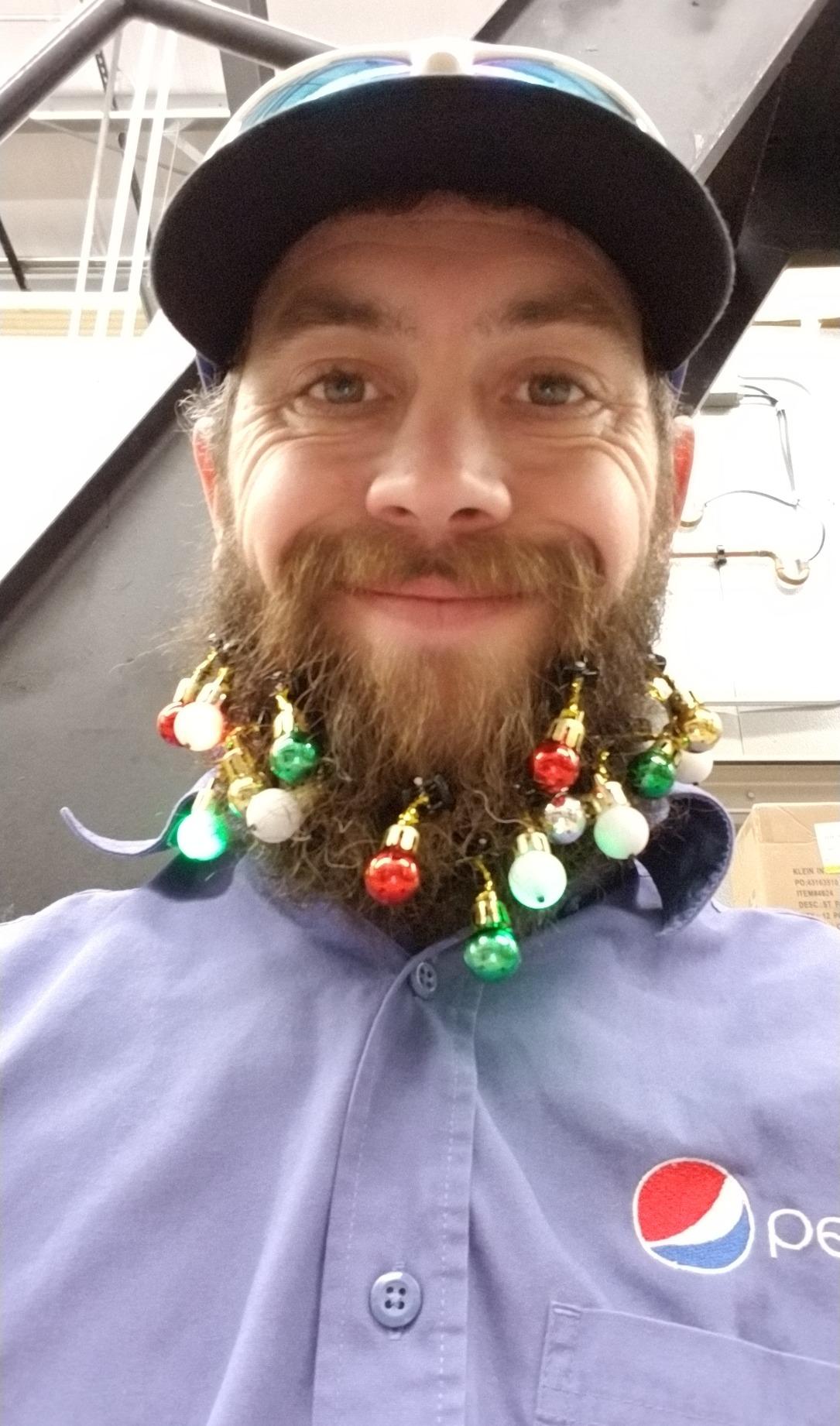 Beard Ornaments - Colorful Christmas Facial Hair Baubles! photo review