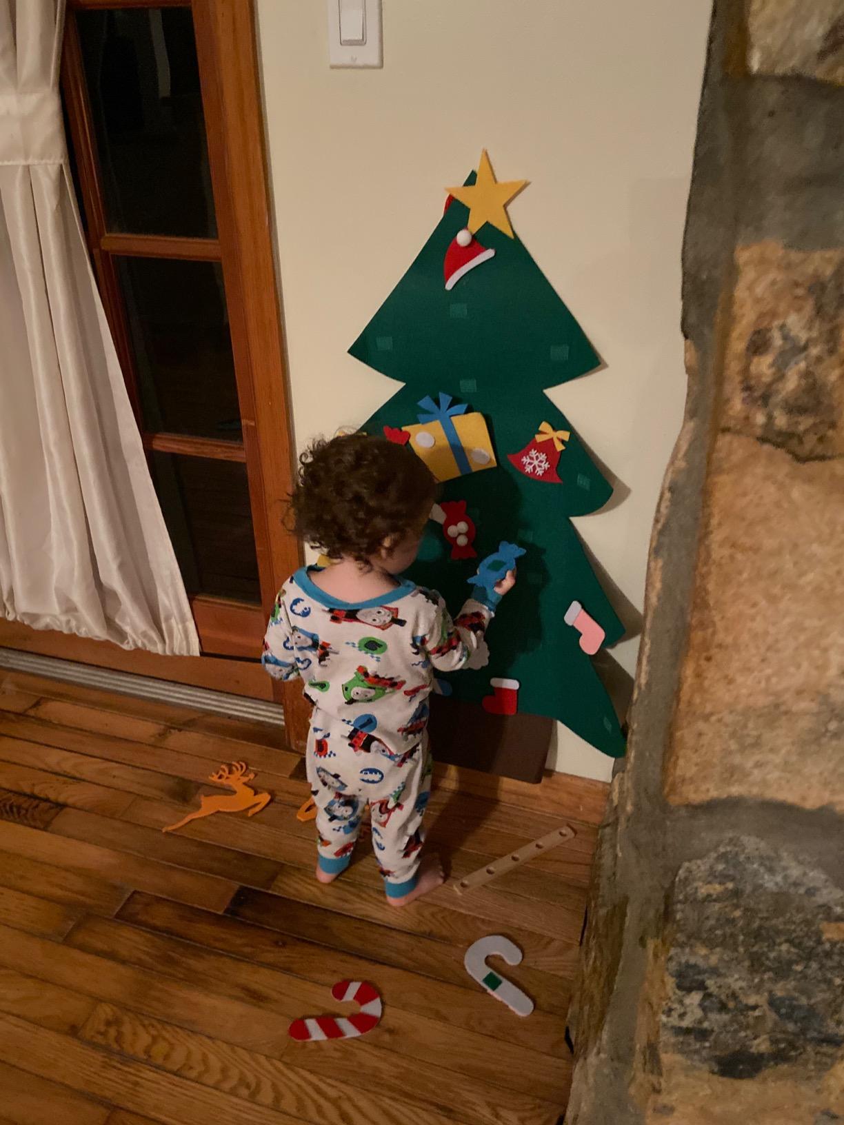 Best Gift For Children-DIY felt christmas tree photo review