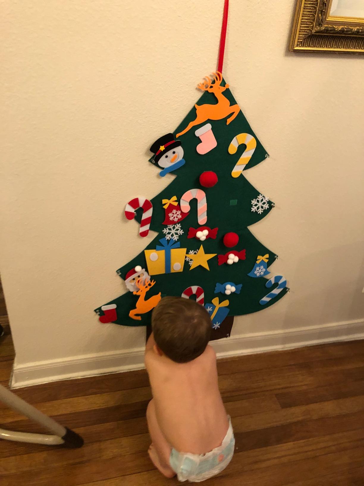 Best Gift For Children-DIY felt christmas tree photo review