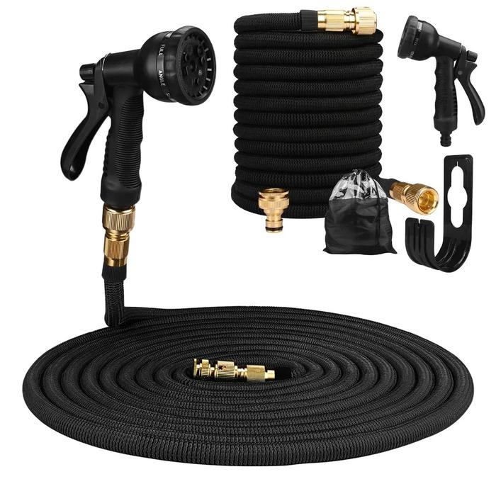 Expandable High Pressure Garden Hose with Metal Connectors