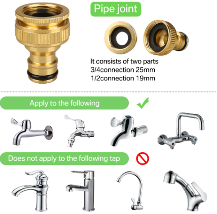 Expandable High Pressure Garden Hose with Metal Connectors