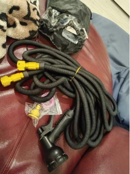 Expandable High Pressure Garden Hose with Metal Connectors photo review