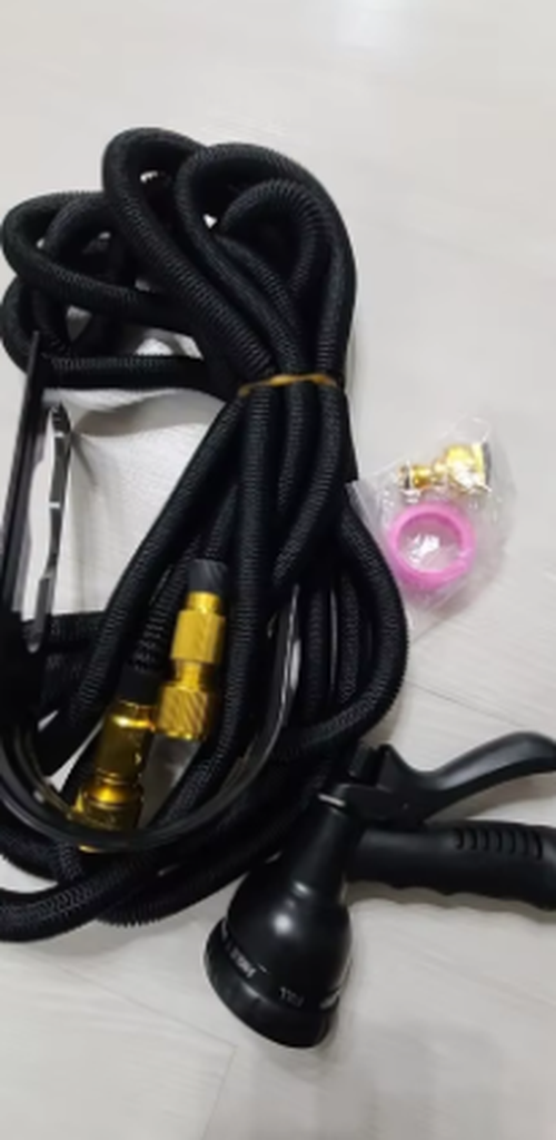 Expandable High Pressure Garden Hose with Metal Connectors photo review