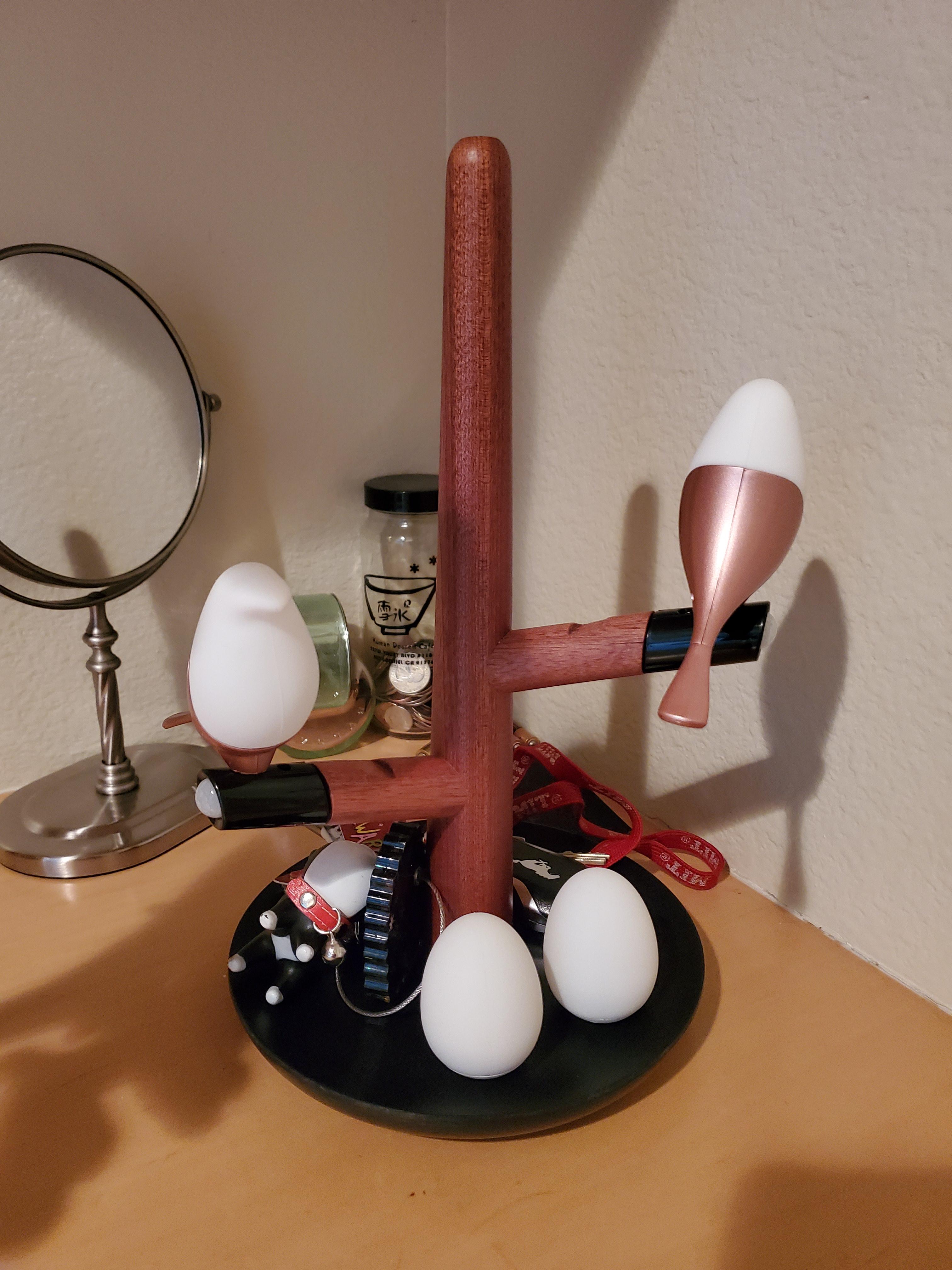 Magnetic Levitation Atmosphere Light with Wireless Charging - Bird's Lamp photo review