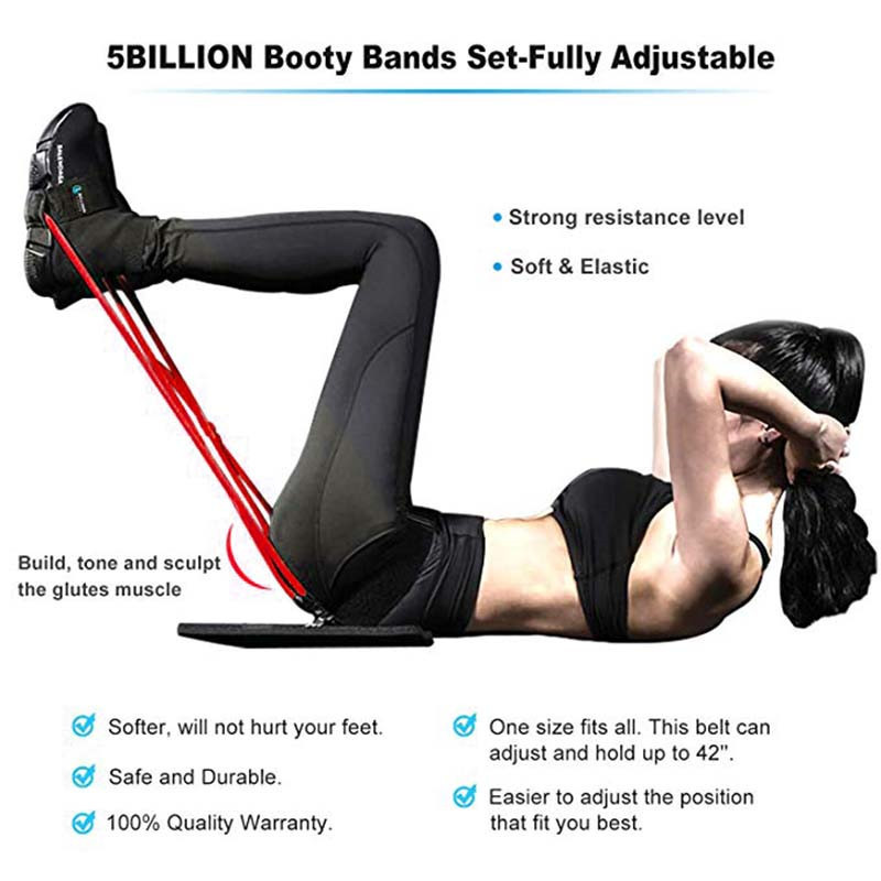 Booty Building Band Workout Resistance Band with Adjustable Belt Resistance Ideal Resistance Bands for Legs and Butt | Walmart Canada