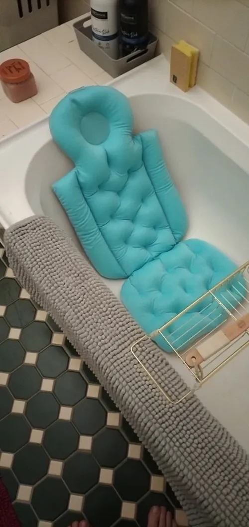Breathable Quick-Dry Bathtub Cushion for Adults, Soft Support photo review