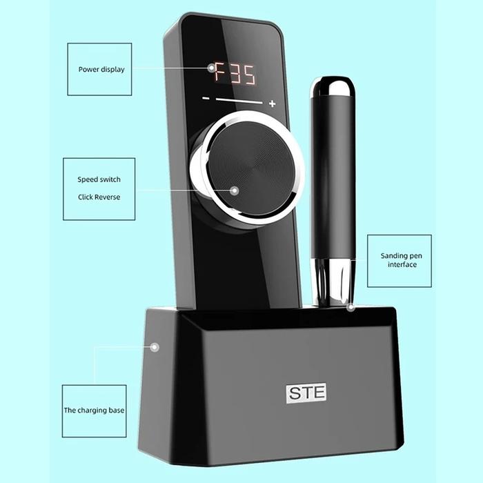 Noiseless 35000RPM Nail Drill Machine With Charging Base