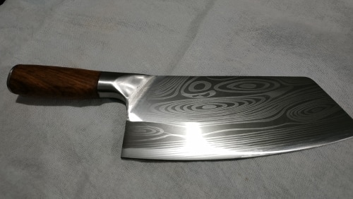 Chef Knife, Damascus Chef Knife, Butcher Knife, Wood Handle Cleaver Meat Chopping Knife photo review