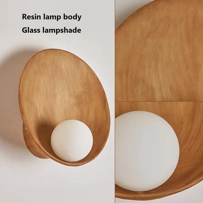 New Chinese Zen Style Shell Wall Lamp