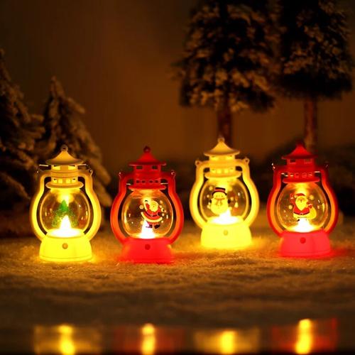 Cute Christmas Lantern LED Candle Tea Light Candles for Home Decoration