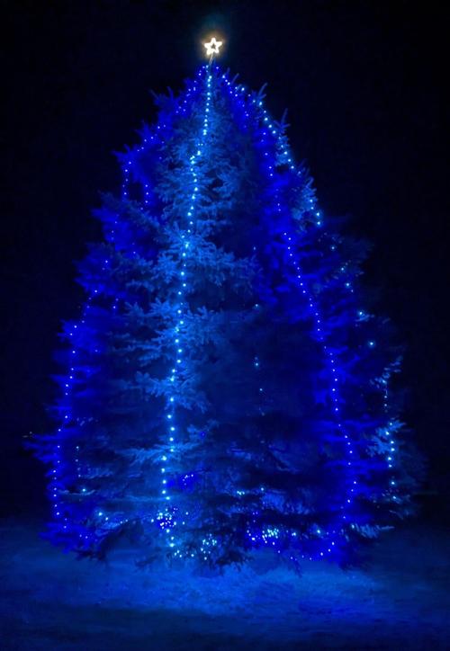 Christmas Tree Topper Large 5 Point Star Treetop with LED Warm White Lights, LED Tree Top Light Three-dimensional Luminous Star Light photo review