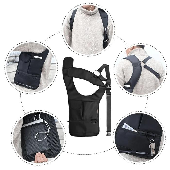 Anti-Theft Underarm Shoulder Bag for Men