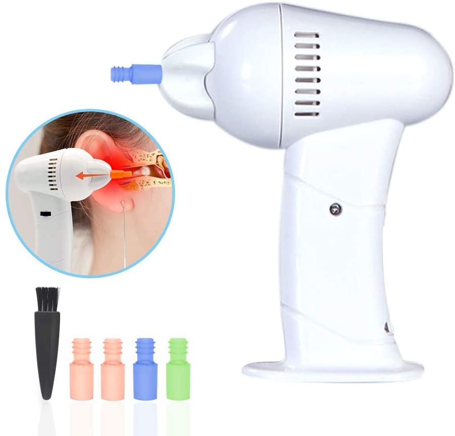 Amazon.com: Ear Wax Removal, Earwax Removal Tools with Suction Protable Ear Cleaner Kit with 5 Soft Replacement Reusable Ear Picker Kit for Adults Kids : Health &amp; Household