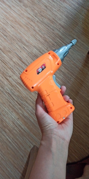 Children's Screwdriver Toy: Electric Drill Hands-On Assembly & Disassembly Toolbox photo review