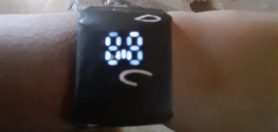 Creative LED Waterproof Paper Watch photo review