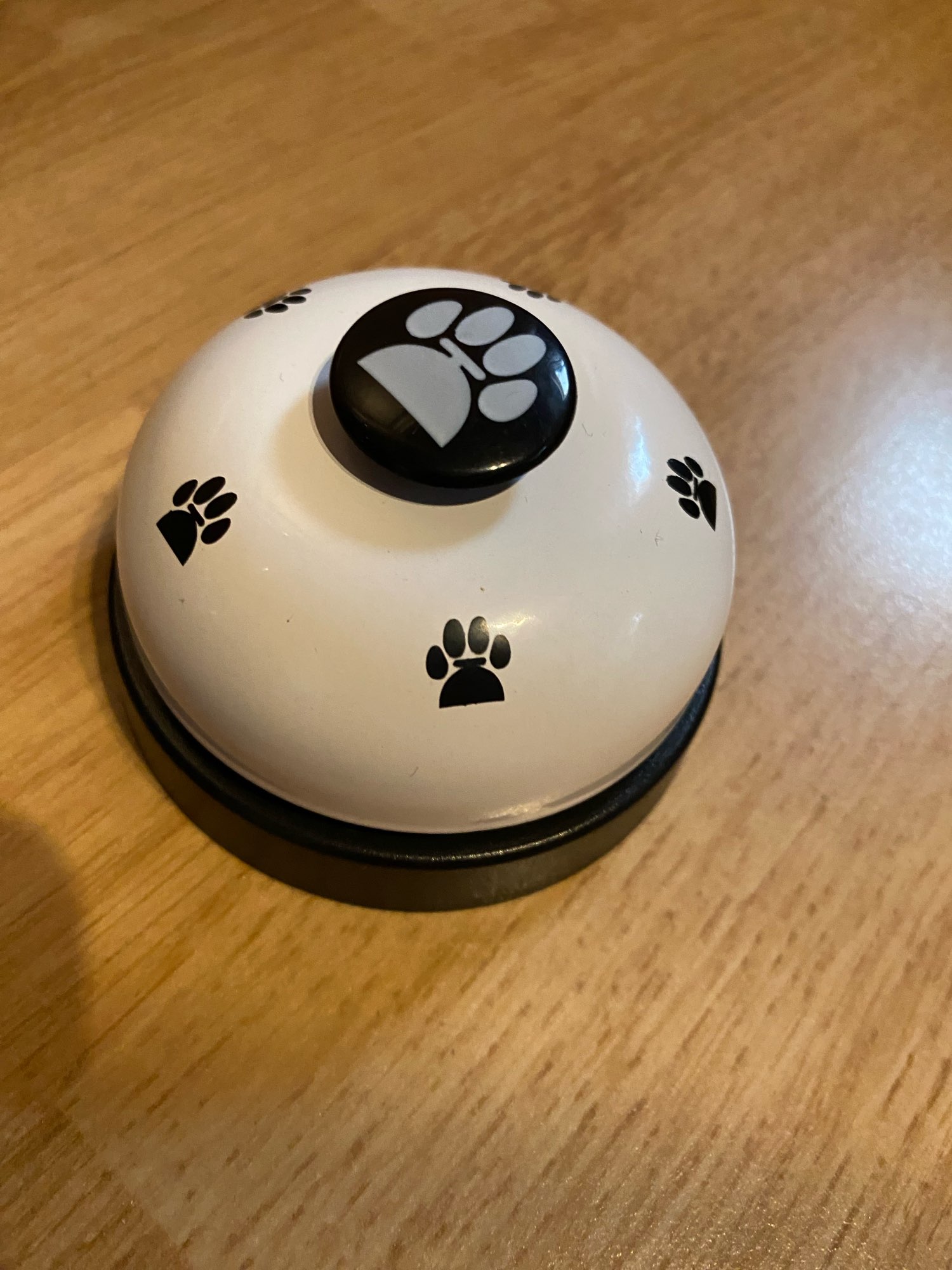 Dinner Bell Pet Training Toy for Dog Cat - Interactive Food Feed Reminder photo review