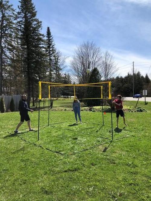 Multi-Player Cross Volleyball Net for Team Training photo review