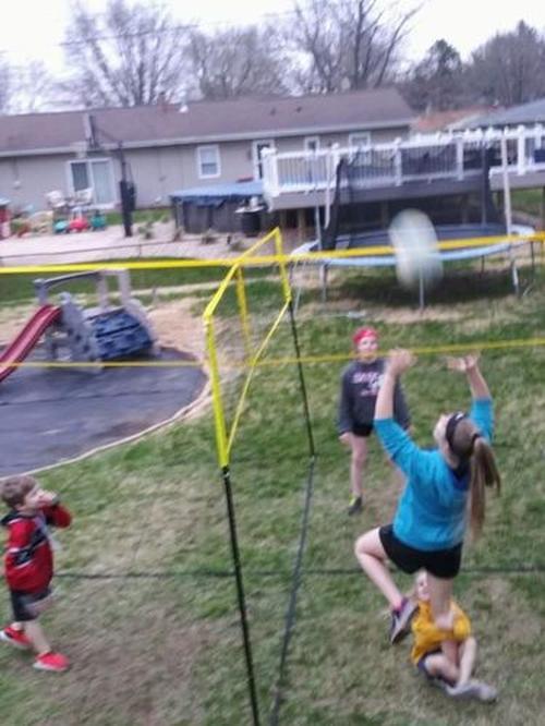 Multi-Player Cross Volleyball Net for Team Training photo review