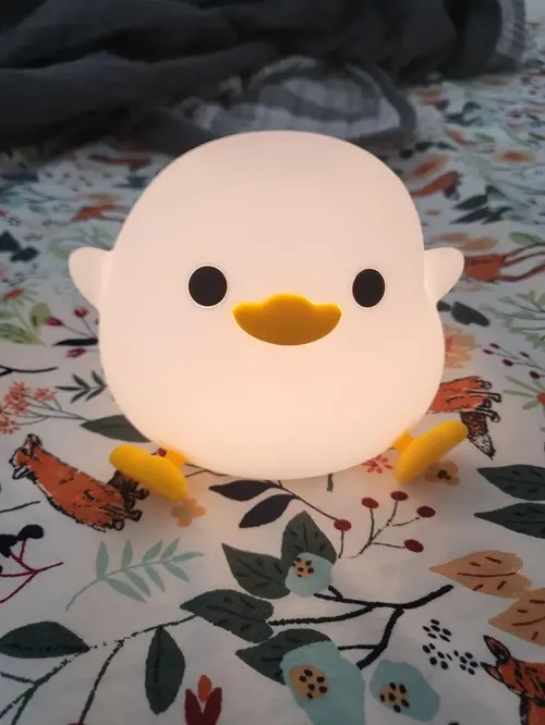Cute Rechargeable Duck Night Light with Touch Sensor for Kids photo review