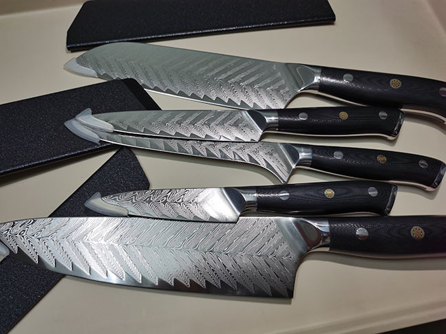 Damascus Chef Knife, Hand Forged Steel Kitchen Knife photo review