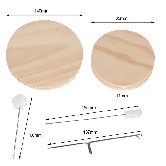 Small Wood Loom Darning Weaving Frame for Clothes