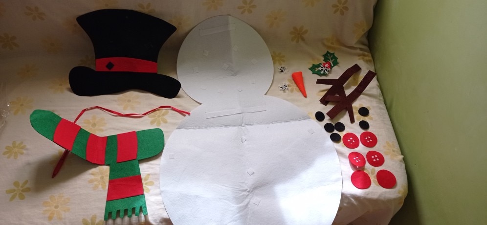 DIY Felt Christmas Snowman or Tree - Best Gift For Children photo review