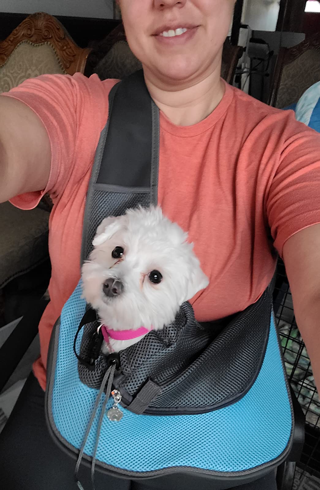 Dog Cat Shoulder Bag Carrier Sling photo review