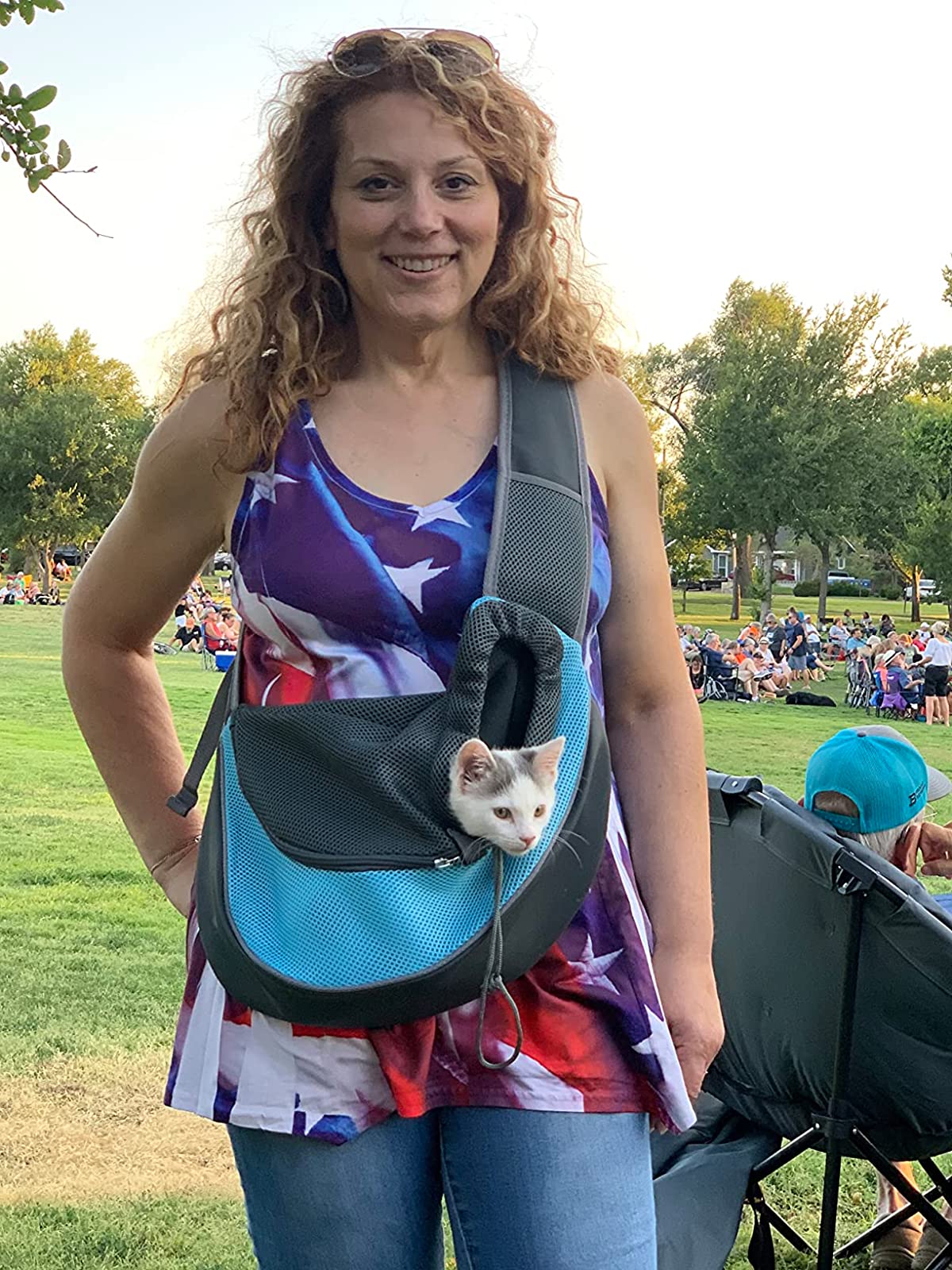 Dog Cat Shoulder Bag Carrier Sling photo review