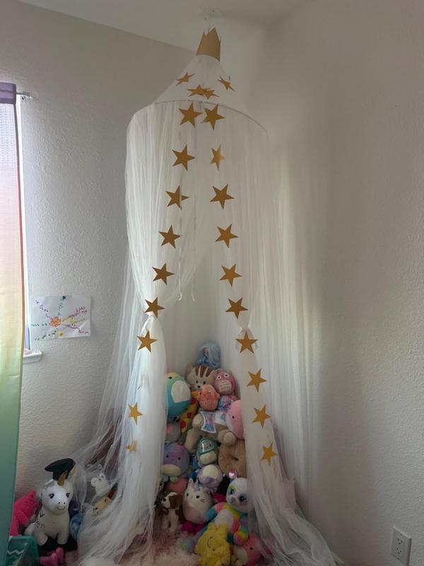 Princess Bed Curtain with Crown Top photo review