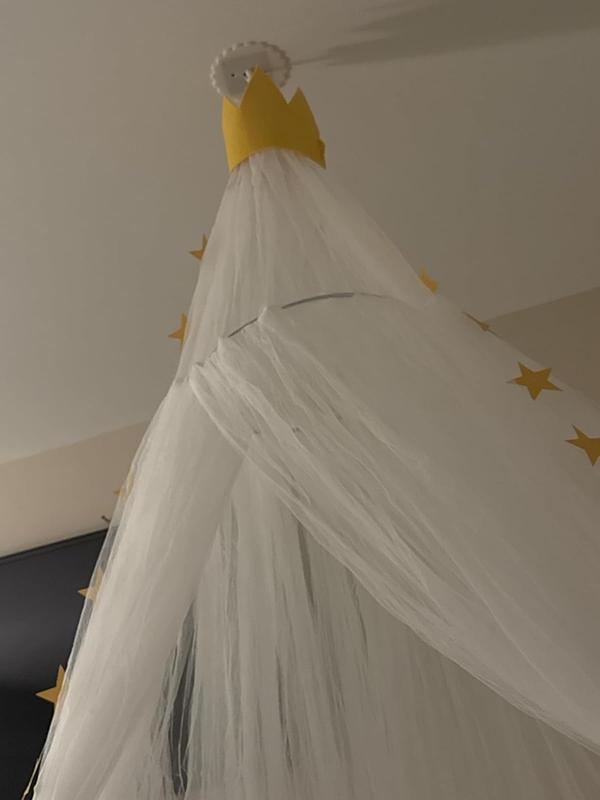 Princess Bed Curtain with Crown Top photo review