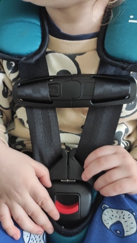 Durable Black Car Baby Safety Seat Belt Harness Chest Clip with Safe Buckle photo review