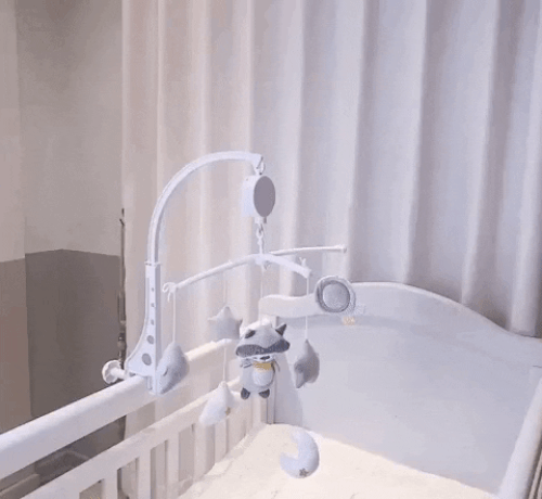 Educational Baby Crib Bell with Soft Music