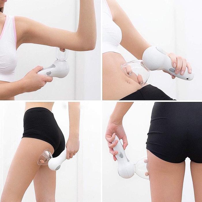 Electric Anti-Cellulite Massager with Infrared Roller Cups