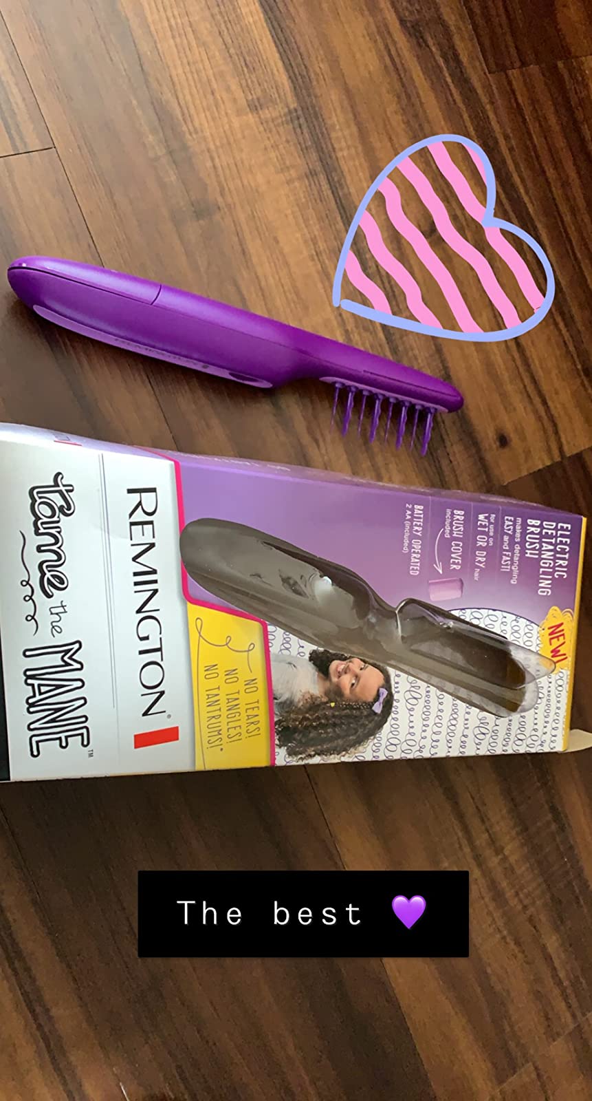 Electric Detangling Hair Brush For Wet Dry Hair - Adults & Kids photo review