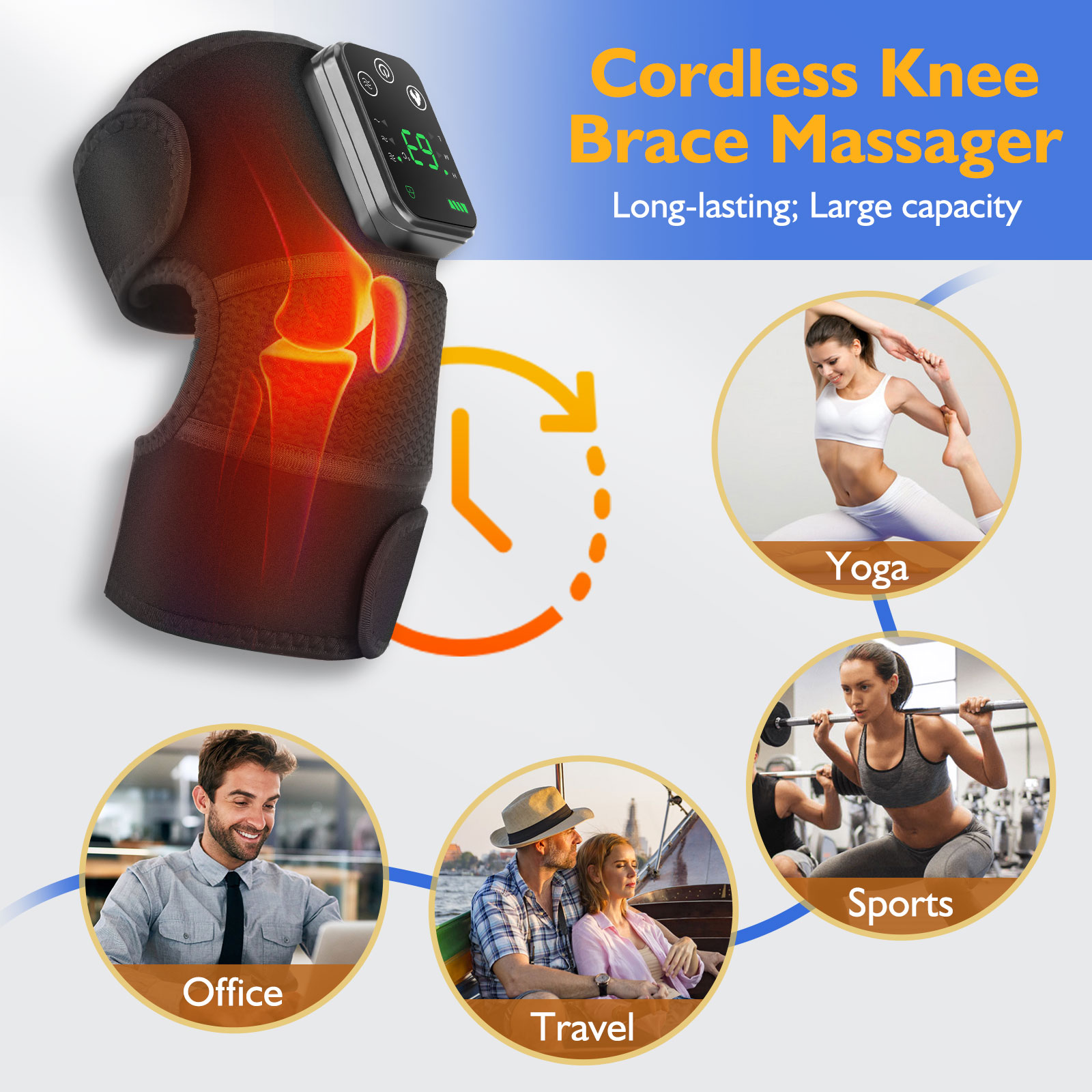 Arthritis Knee Support Brace Infrared Heating Therapy Kneepad For Relieve  Knee Joint Pain Knee Rehabilitation Dropshipping - Electric Heaters -  AliExpress