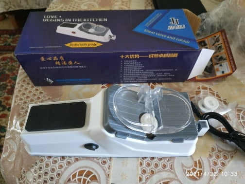 Electric Knife Sharpener Adjustable For Kitchen Knives Tool Knife photo review