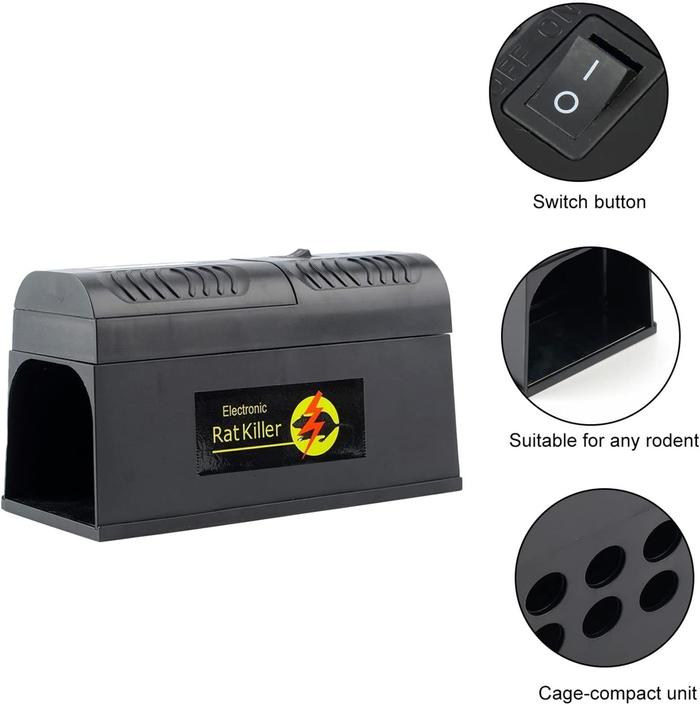 Electric Shock Mouse Trap – Safe, Non-Toxic