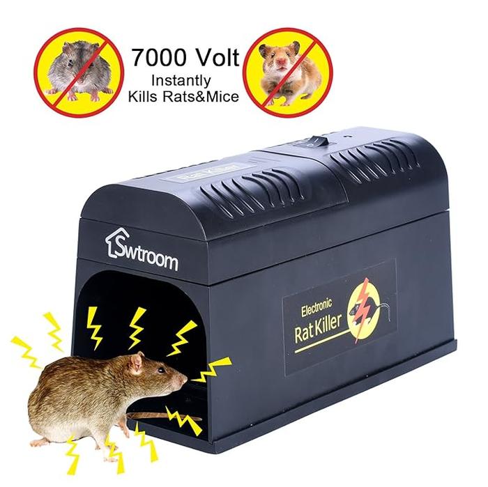 Electric Shock Mouse Trap – Safe, Non-Toxic