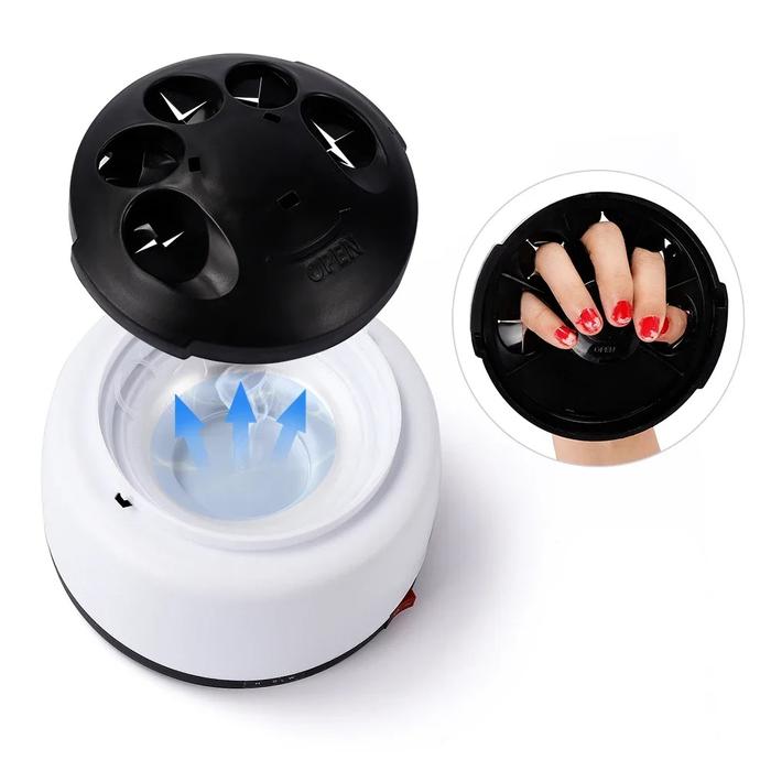 Electric Steam Nail Polish Remover with One-Button Operation
