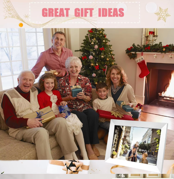 10.1 Inch WiFi Digital Photo Frame HD Touchscreen