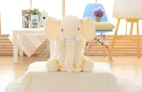 Our BabyCare™ Elephant Plush Toy Pillow is very adorable animal designed pillow especially for kids! Everyone is in love with this soft, comfy, cuddly elephant plush toy pillow!