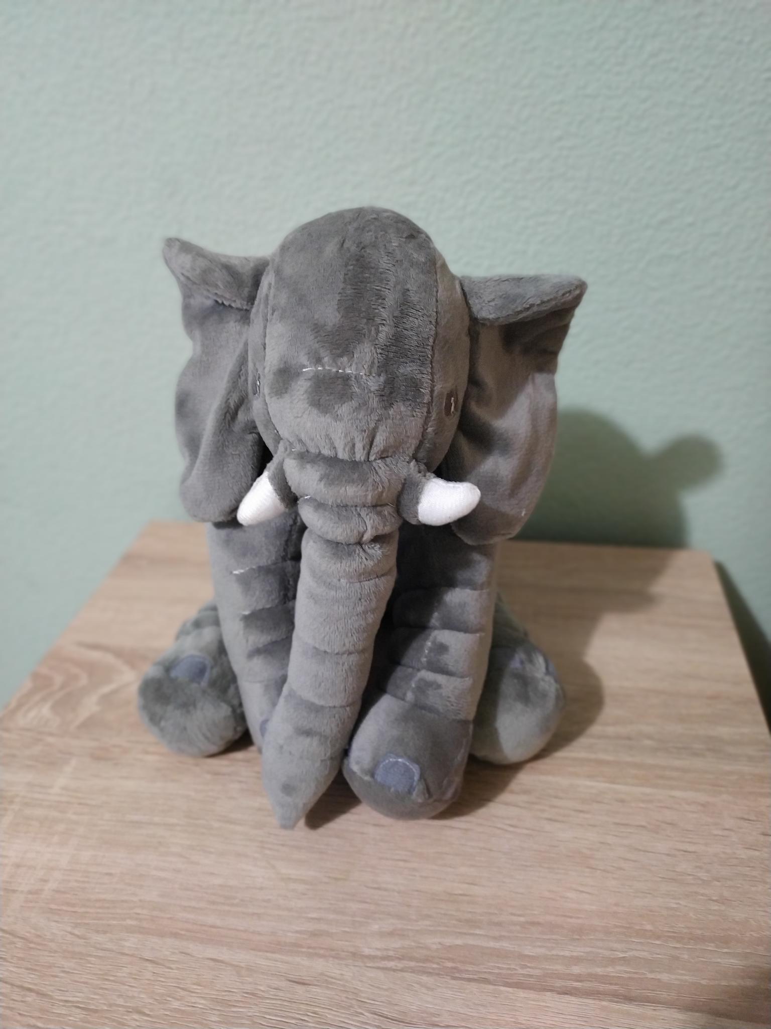 Elephant Stuffed Animal Plush Toy Baby Pillow, Elephant Pillow Baby Comfort Doll photo review