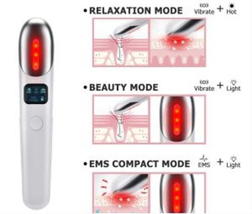 Ems Eye Massager Red Light Therapy Anti Aging Eye Care